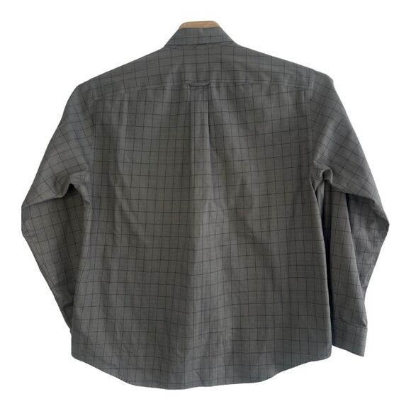 Eddie‎ Bauer Men's Button Down Long Sleeve Grey L Wrinkle Resistant - Picture 4 of 4